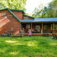 Hawk Haven | Pet-Friendly Blue Ridge Cabin | Hot Tub • Private Sauna • 2 Fireplaces • Fenced Yard • FREE Activities